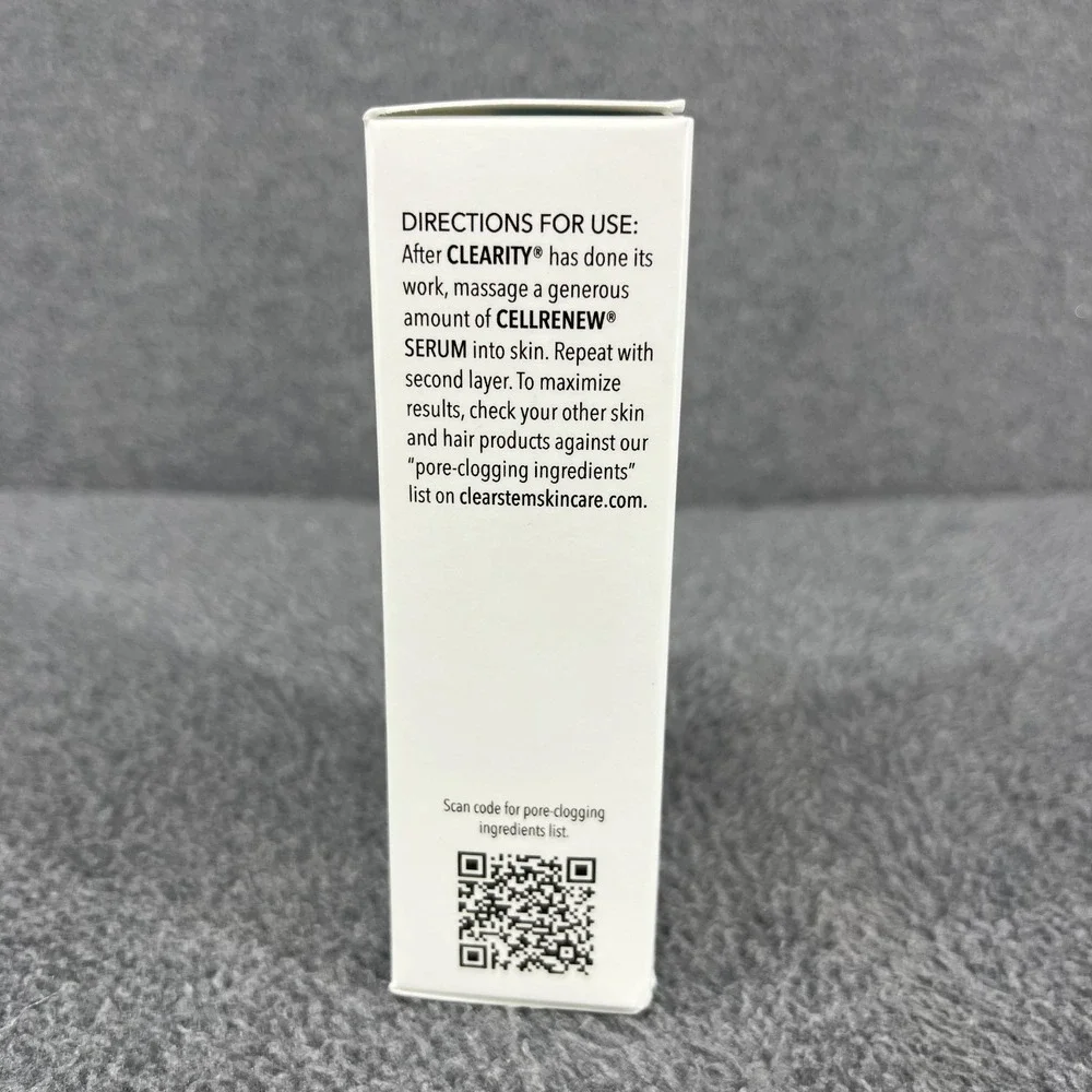 CLEARSTEM Skincare CELLRENEW serum 1 oz New in Box Sealed